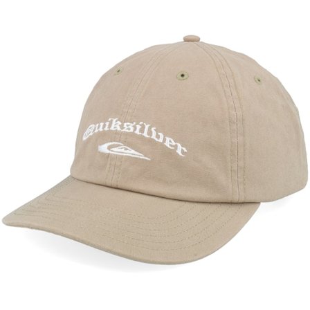 Quiksilver - Beige unconstructed Keps - Mercury Cap Elmwood Dad Cap @ Hatstore