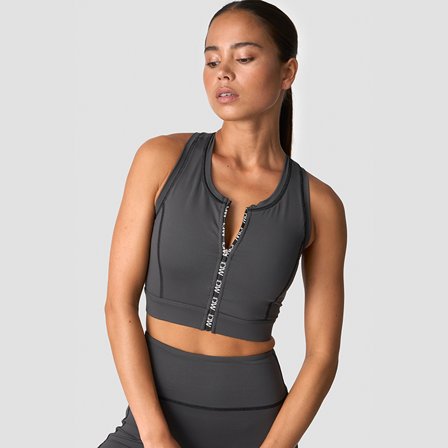 ICANIWILL Contrast Sport-BH Grå