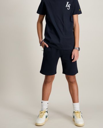 Lyle & Scott Tonal Sweat Short Blå Shorts Gutt - Kids Brand Store