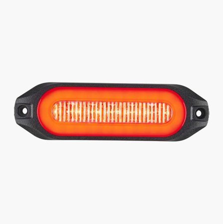Sidomarkering med rött positionljus och orange blixtljus - Biltema