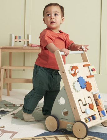 Kid's Concept Activity Walker Edvin - Multi/patterned - ONE SIZE