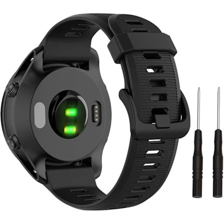 Rem for Forerunner 945/935, 22mm Silikon Urrem til Forerunner 955/965, Garmin Fenix 6/5, Quatix 5
