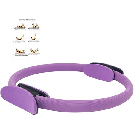 Pilates Ring, 15 tum Pilates Ring Magic Circle Inre Lår Övningsutrustning För Kvinnor Hem Resistance Pelring Övningsring, Lår Master Yoga