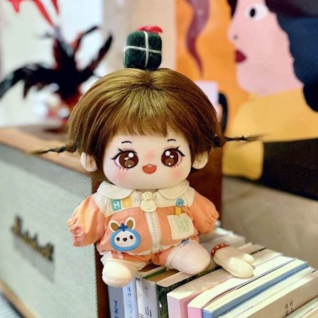 Dukke Zip jakke skoleuniform dress RØD