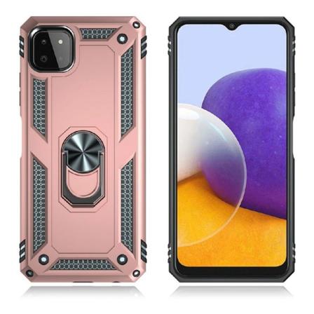Bofink Combat Samsung Galaxy A22 5G Suojakotelo - Ruusukulta Pink
