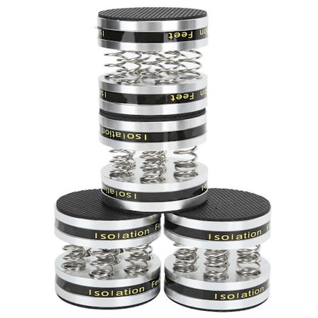 Preffair Kaiutin Eristysjalat Tyyny Jousi Levysoitin Audiojalat Piikit Matto DVD-soittimelleHopea