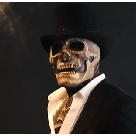 Halloween Latex Mask Skalle Mask Horror Dekoration Helhuvud Hjälm Rörlig Käke Masker Presenter Festdräkt Exorcist läskig mask