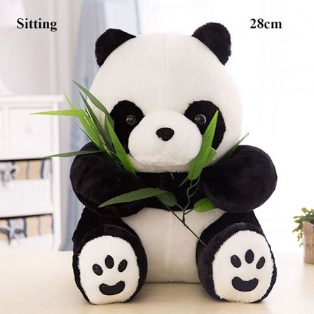 Plys Panda Plysdyr 28CM SIDDENDE SIDDENDE 28cmSitting_YF