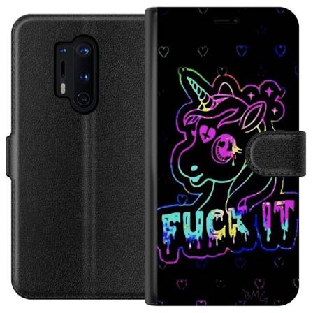 OnePlus 8 Pro Lommeboketui Fuck it Unicorn