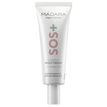MÁDARA SOS+ Sensitive Night Cream 17 ml, Skincare, Ansigtspleje, Natcreme