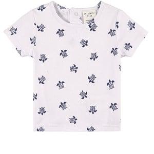 Carrément Beau White Turtle Print T-Shirt 5 Years - Tops - 5 years - White