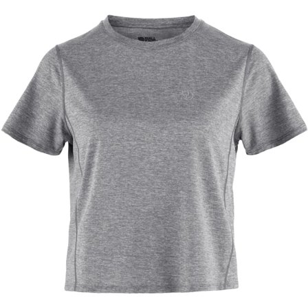 Fjällräven Dam's Abisko Day Hike Short Sleeve in Shark Grey | Size: Large, Polyester