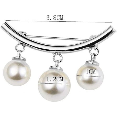 6 kpl helmi rintaneulaa turvallisuus rintaneula kiinteä hihna viehätys rintaneula neuletakki kardigan pidike