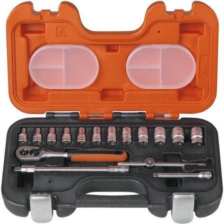 Bahco S160 Hylsnyckelsats 1/4", Skruva
