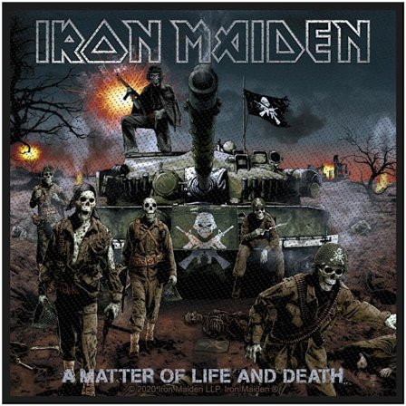Iron Maiden Matter Of Life And Death 2020 Standard Patch One Si