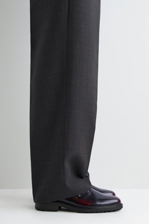 COS Homme Chaussures Oxford En Cuir in Rouge