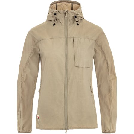 Fjällräven High Coast Windbreaker S - female - Fossil - Windbreakers