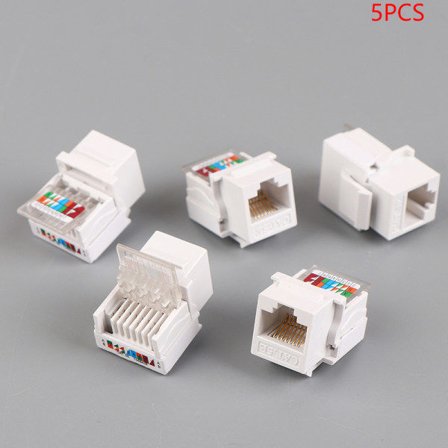 IC 5 ST RJ45-kontaktinformationsuttag Datoruttagskabel Ad Vit