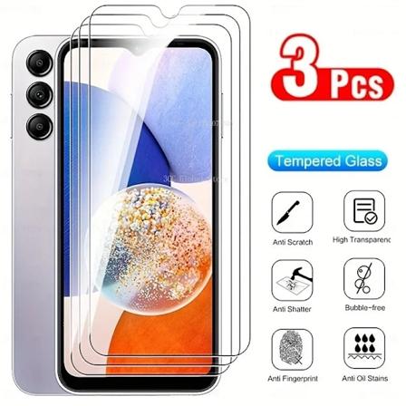 3 stk. skærmbeskyttelse til Samsung Galaxy A54 A34 A14 A13 4G A24 A04 A04s A04e A23 A12 A33 A52 A52s A53 5G A72 A73. For Samsung A13 5G Tempered Glass