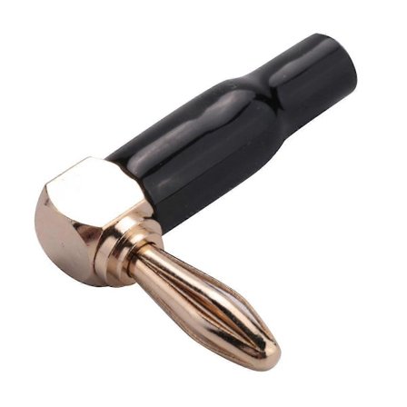 24 stk. 4mm Bananplugg Høyttalerkabler Koblingsadapter 24K Gullbelagt Skruetype Rent Kobber Høyre