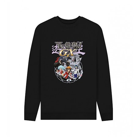 Yu-Gi-Oh! Unisex Vuxen GX Sweatshirt S Svart