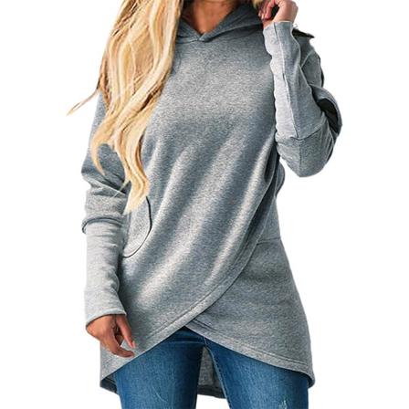 Kvinnor Fladdermus Ärmar Sweatshirt Långärmad Pullover