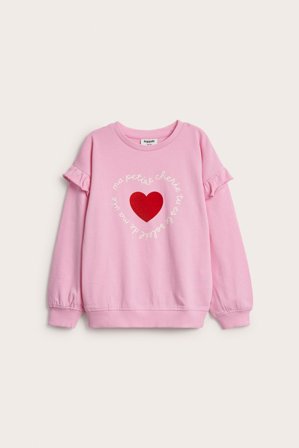 Kappahl | Bluza z falbaną | Jasnoróżowy