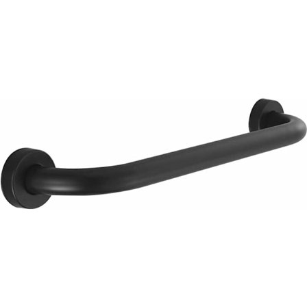 WC-tukikaide ruostumattomasta ter ksest , kylpyammeen kahva, sein n asennettava pyyheteline, kylpyhuoneen kylpyammeen kahva, musta (40 cm)