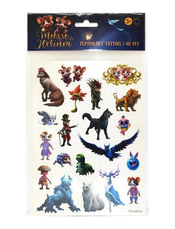 Musse & Helium Barntatueringar Patterned Micki Leksaker