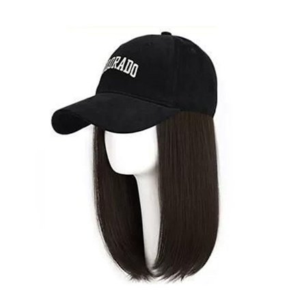 Falskt hår Cap NATURLIG SVART NATURLIG SVART