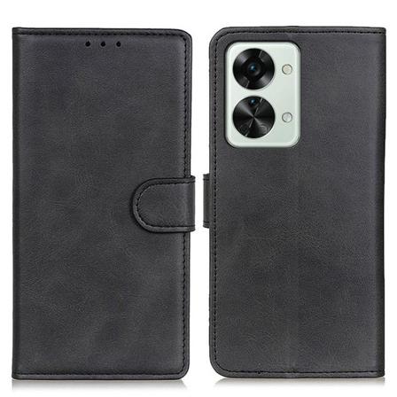 Oneplus Nord 2t 5g Fodral Läder Svart