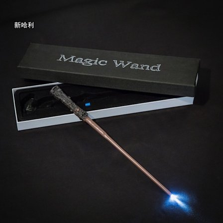 Halloween trollstav Harry Potter trollstav, för Halloween-presenter Cosplay Style Glowing Wand
