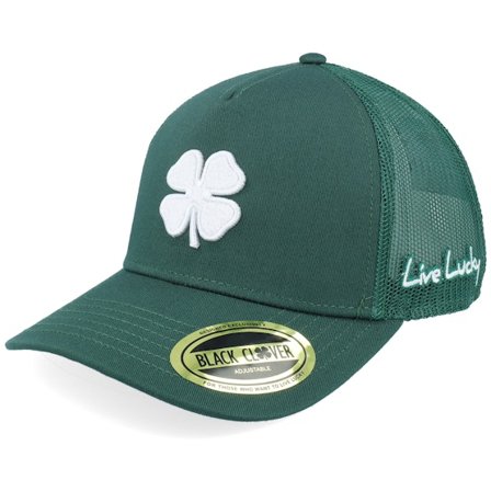 Black Clover - Grønn trucker Caps - Hardy 2 Green A-Frame Trucker @ Hatstore