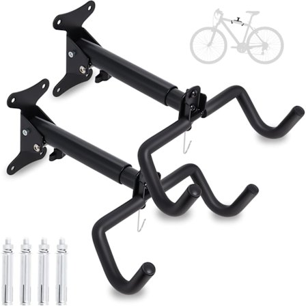 Väggfäste för cykel, hopfällbart väggfäste för racercykel, mountainbike, hybridcykel