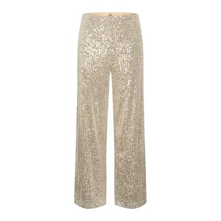 Part Two, Wide Trousers Grijs, Dames, Maat:M