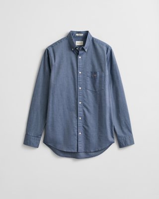 GANT - Oxfordskjorte i regular fit til herre persian blue
