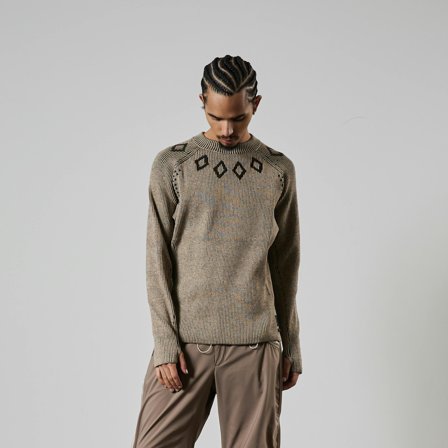 66 North men's 66°North x Charlie Constantinou Tops - Earth Brown - XL