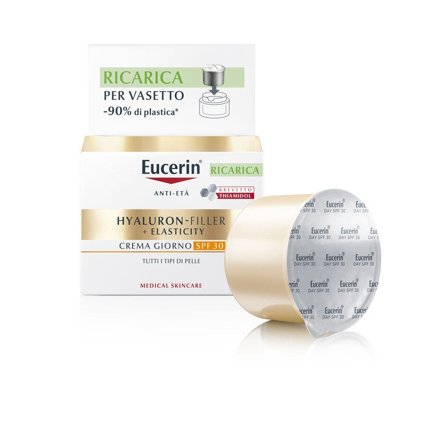 Eucerin Hyaluron-Filler + Elasticity Crema Giorno SPF 30 Ricarica