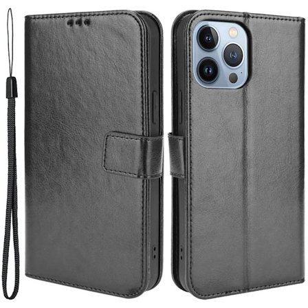 Plånboksfodral till iPhone 14 Plus Svart