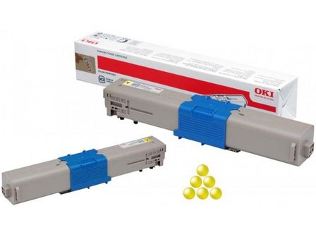 OKI Toner 46508713 Gul - Lyreco - Toner och bläck - Tonerkassetter - Toner OKI