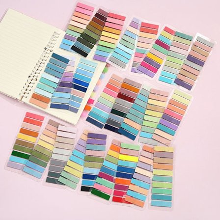 200-3600Sheets Transparent Index Creative Memo Pads Office School Paper Self-adhesive Stickers Posted It Sticky Note Pads