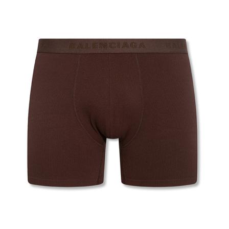 Balenciaga Boxers with logo Brun, Herre Underbukser