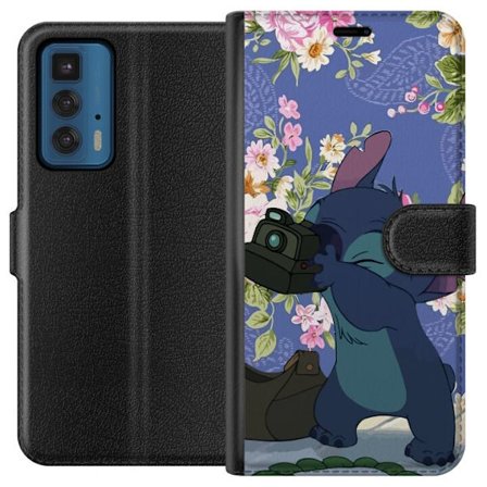 Kompatibelt Lommeboketui til Motorola Edge 20 Pro Stitch med kamera