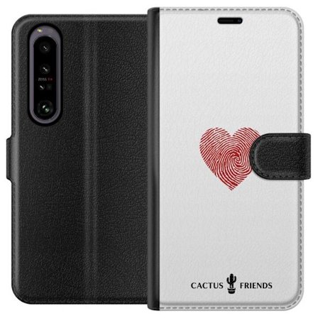 Yhteensopiva Lompakkokotelo Sony Sony Xperia 1 IV Cactus and Friends - Fingerprint Love