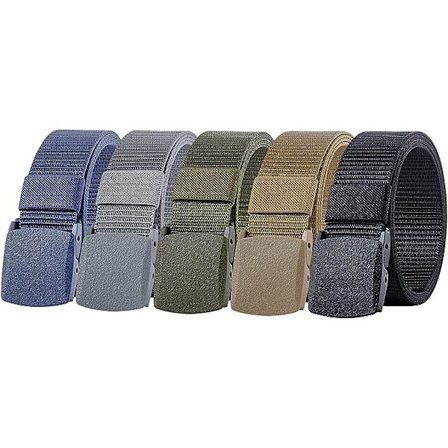 5-pak nylon militær taktisk bælte Webbing Canvas Outdoor Web Be