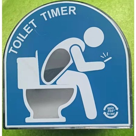 Toilet-timer, dekompressions- og trykaflastningsenhed. Interessant gave til mænd, ægtemand, far, søn, kone, fødselsdag, overraskelsesgave.