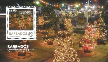 Barbados - Royal Commonwealth Society - Postfrisk miniark