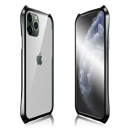 Luphie Bat iPhone 11 Pro Alu-bumper og glas - Sort