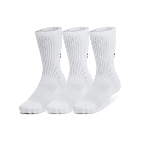Strømpor Under Armour Unisex UA Tech 3pk Crew, White - Bodyman.dk