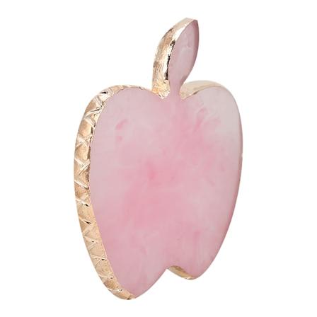 Resin Nail Art Gel Polish Fargemiksingspaletter Tips Display Holder Manikyrverktøy Apples Pink
